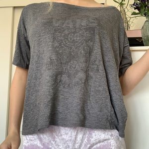 vans grey tee
